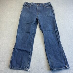 Dickies Jeans Mens 36X32 Fit 36X30 Blue Carpenter Denim Workwear Cotton Straight
